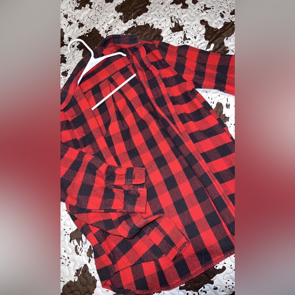Red & Black Brandy Melville Flannel